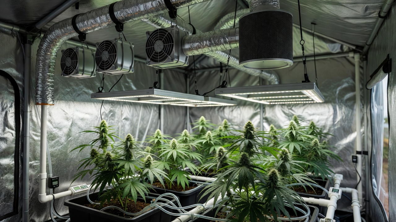 Grow Tent Airflow Guide: Fans, Filters & Ducting for Cannabis 2026