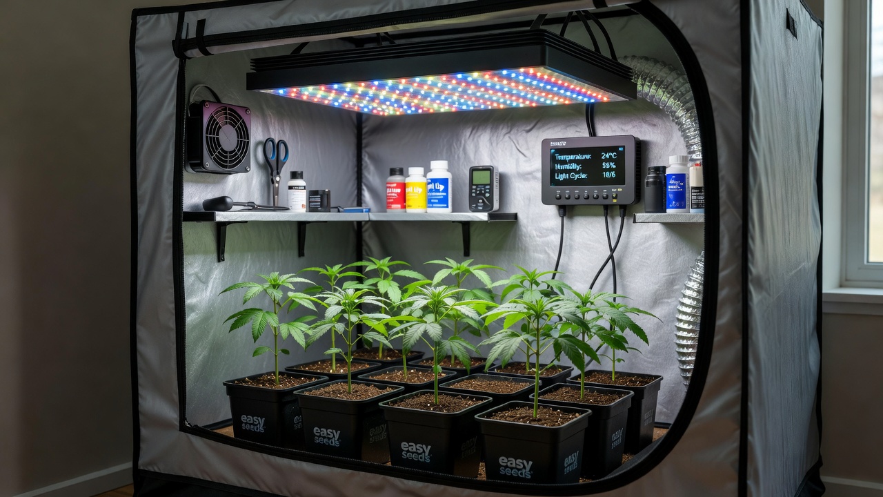 Beginner Cannabis Lighting Guide for Easy Seeds in 2026