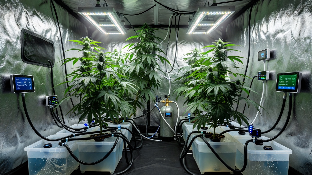 CO2 Supplementation for Hydroponic Cannabis Grow Tents 2026