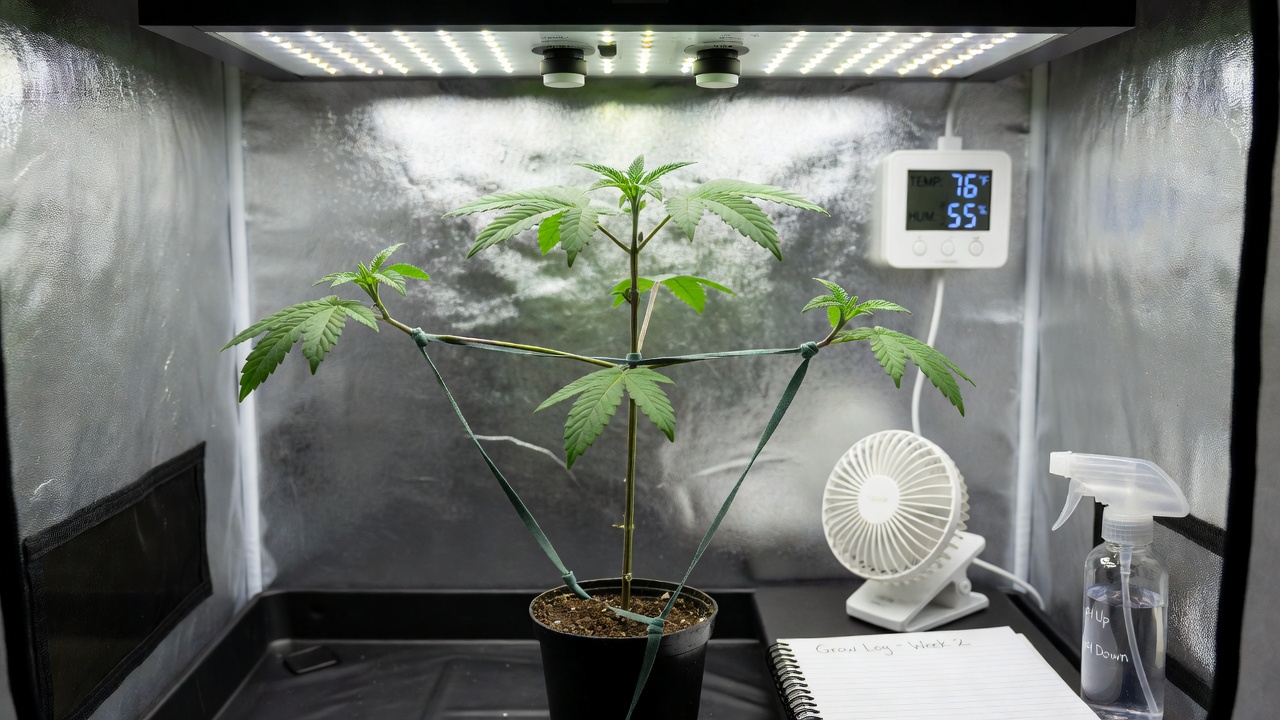 LST für Anfänger 2026: Erträge maximieren mit einfachen Cannabissamen