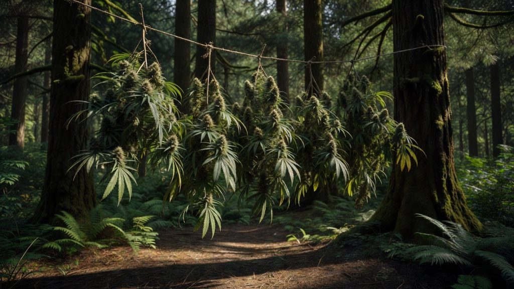 Guía 2026: Secado y Curado de Cannabis de Exterior de Cultivos Guerrilla