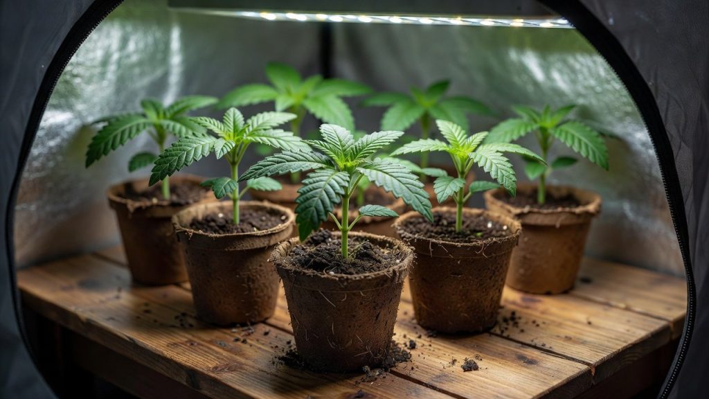 Cannabis-Sämlinge stressfrei umpflanzen: Leitfaden für Einsteiger im Innenanbau